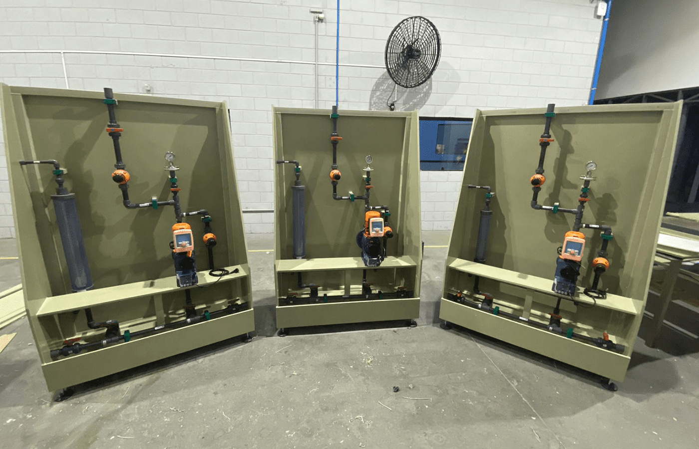 Skids; Spools.