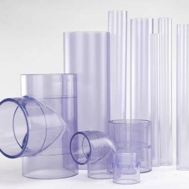 PVC-U SCH40 TRANSPARENTE